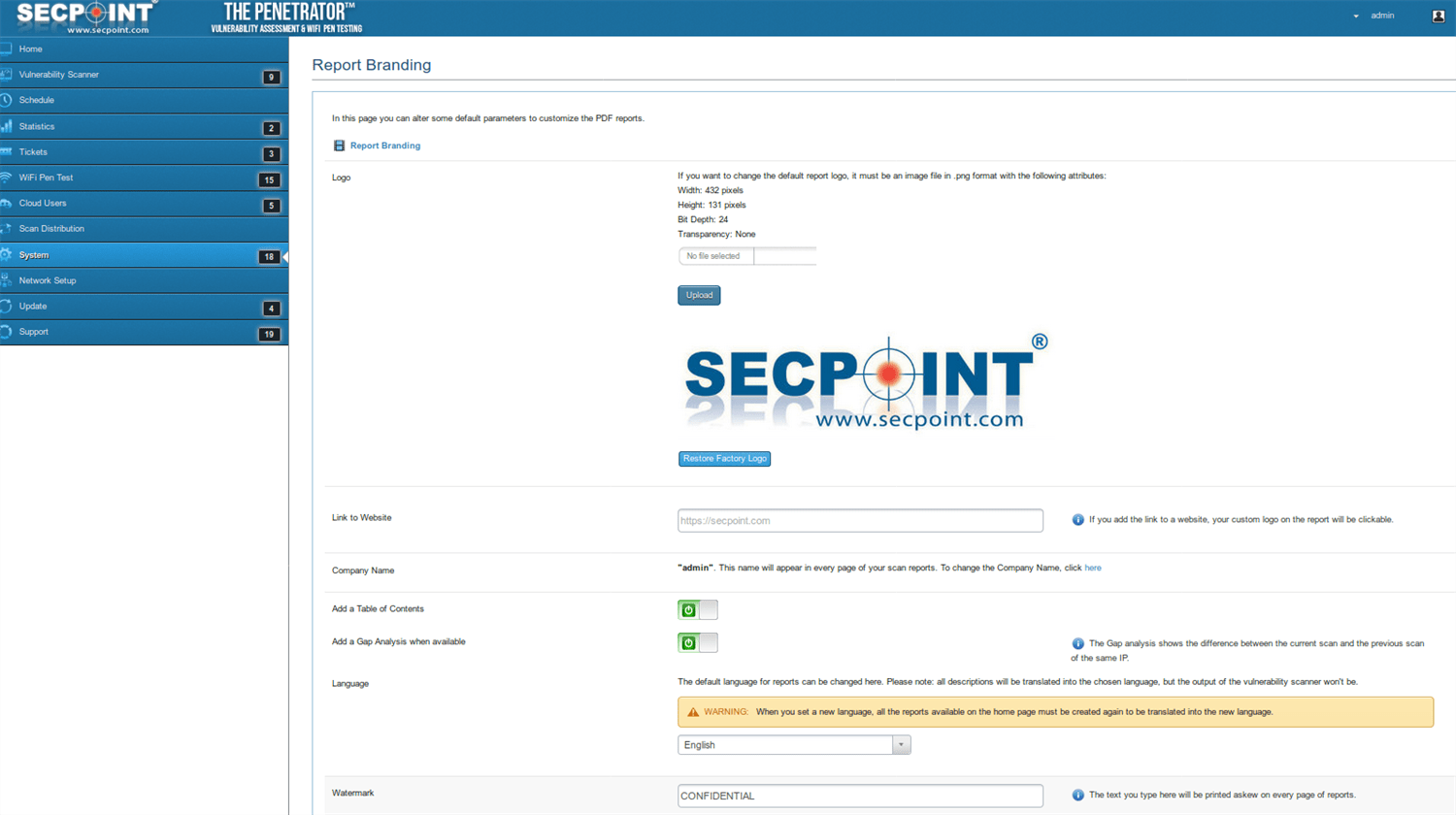 SecPoint Protector P9 - 10User UTM Firewall (1 Year License) 1U Rack Mountable - SecPoint