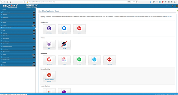 SecPoint Protector P9 - 500 Users Virtual Firewall (1 Year License) - SecPoint