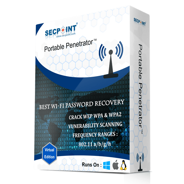 SecPoint Portable Penetrator - 1024 IP Concurrent Scan License 3 Years License + WiFi Adapter Antenna - SecPoint