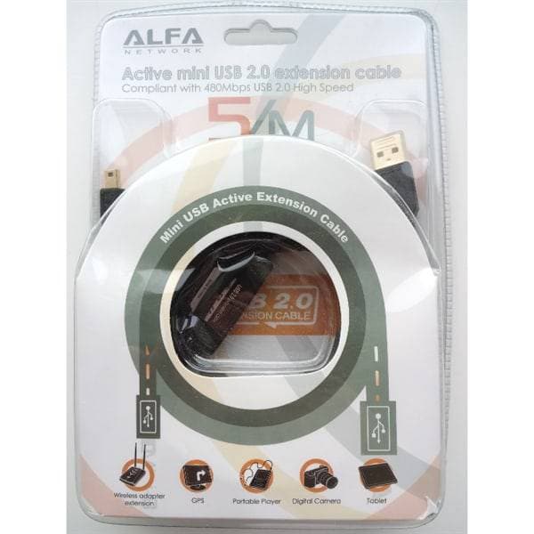 Powerful Alfa AUSBC-5M,  5 Meter high quality  Micro USB Cable - SecPoint