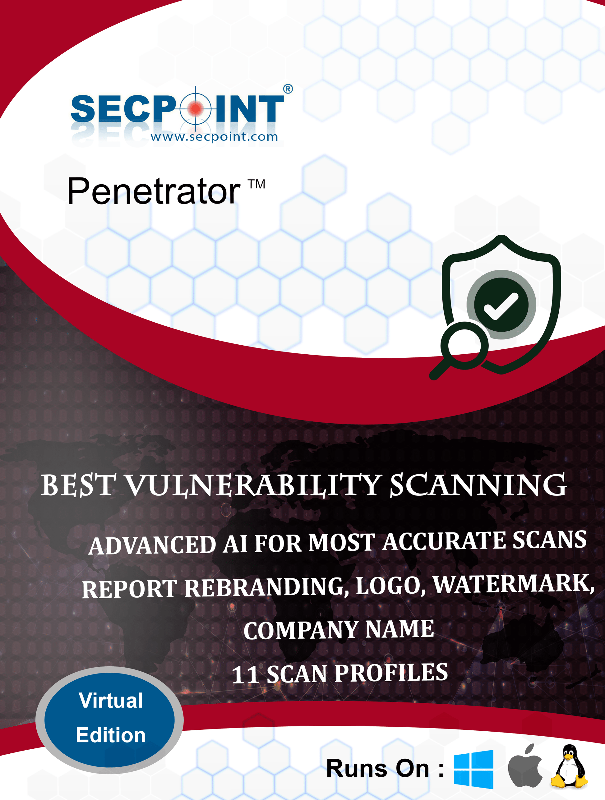 SecPoint Penetrator S9 - 64 IP Concurrent Scan License Security Assessment (3 Years License) - SecPoint