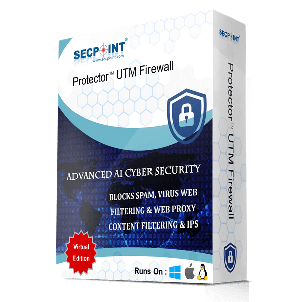 SecPoint Protector P9 - 25 Users Virtual Firewall (3 Years License) - SecPoint