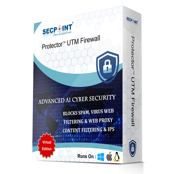 SecPoint Protector P9 - 50 Users Virtual Firewall (3 Years License) - SecPoint